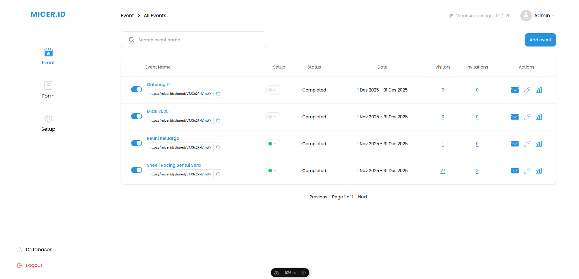 Event Management System